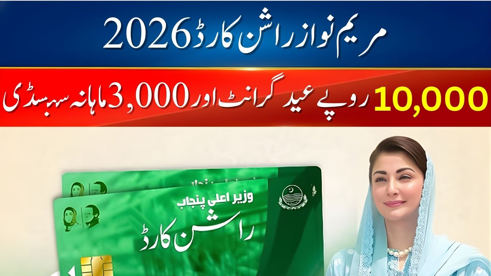 CM Maryam Nawaz Rashan Card 2026
