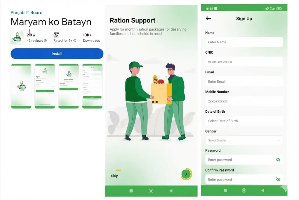 Maryam Ko Batain 1000 Helpline